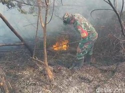Api Masih Membara di Ranu Kembar Semeru, Pemadaman Masih Manual
