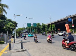 Lalin Kendaraan di Tol dan Arteri Jakarta Kembali Normal Pagi Ini