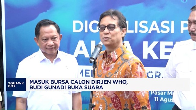 Video: Masuk Bursa Calon Dirjen WHO, Budi Gunadi Buka Suara