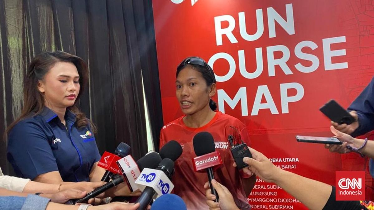 Odekta Panaskan 'Mesin Tempur' di Merdeka Run Jelang Asian Games