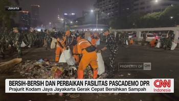 demo Jakarta, pascademo, fasilitas rusak, gedung DPR, pos polisi, aksi Jakarta, berita Jakarta, berita terkini