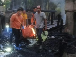 Kakek di Ogan Ilir Tewas Usai Rumahnya Terbakar