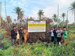 Polres Rohil Patroli Pastikan Tak Ada Aktivitas Kebun di Lahan Eks Karhutla