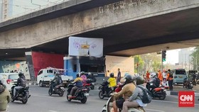 Polda Ungkap Kondisi Poslantas di Flyover Slipi Pascaricuh 27 Agustus