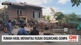 Rumah Hasil Merantau Rusak Diguncang Gempa NTT