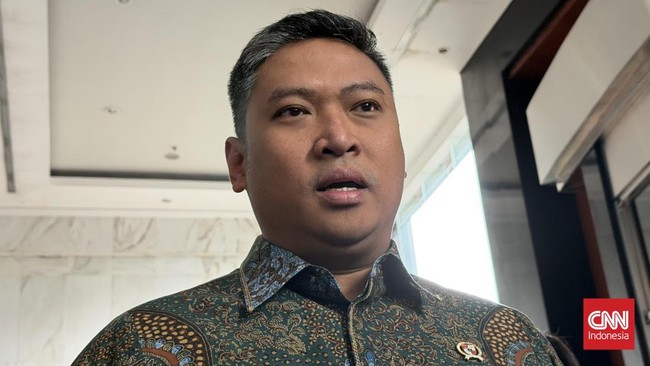 Kepala Badan Gizi Nasional (BGN) Sudaryono di Kementerian Keuangan, Jakarta Pusat, Jumat (28/8).
