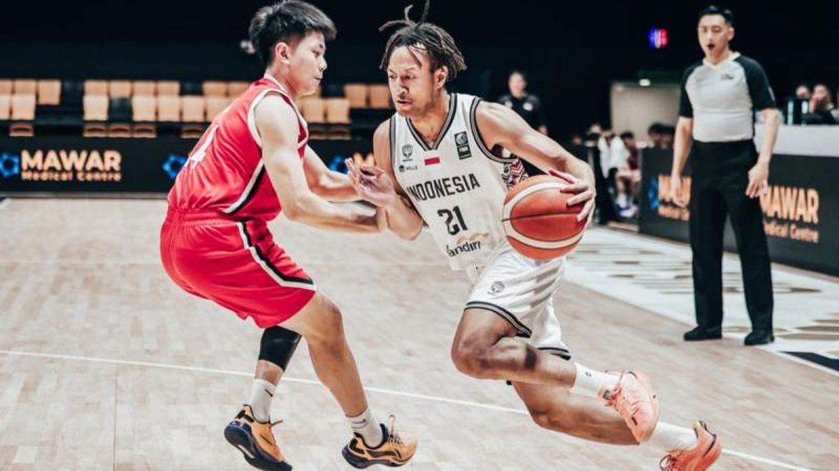 Hasil Pra-Kualifikasi FIBA Asia Cup: Indonesia Hajar Singapura 80-54