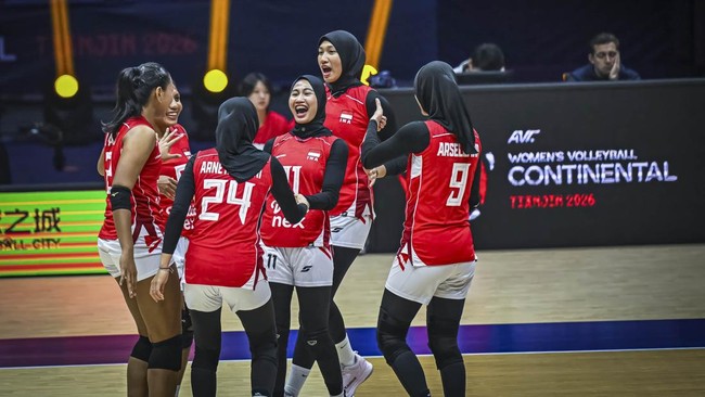 Timnas Voli Putri Indonesia berhadapan dengan Iran dalam AVC Women's Continental 2026