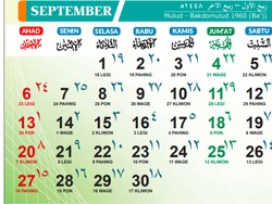 Kalender September 2026 Lengkap: Info Tanggal Merah-Cuti, dan Hari Besar