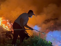 100 Hektare Lahan di Muara Eheng Kubar Terbakar, Api Membara Sejak Jumat Sore