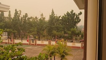 Langit Pontianak Pekat Kuning Kecokelatan, Ini Penjelasan BMKG
