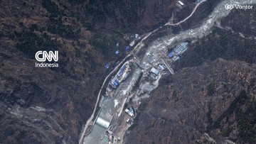 Penampakan Terbaru Banjir Bandang Nepal via Satelit