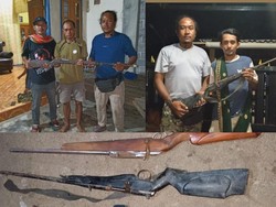 Warga Bima Serahkan 5 Senpi Rakitan ke Polisi
