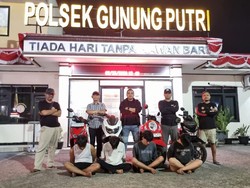 Polisi Bongkar Sindikat Maling Motor di Bogor, Pencuri hingga Penadah Diringkus
