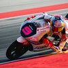 Veda Ega Pratama dari Honda Team Asia tampil kurang impresif pada sesi latihan bebas pertama Moto3 Aragon 2026 di Sirkuit MotorLand Aragon, Jumat (28/8).