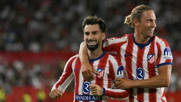 Update Eksklusif Olahraga CNN : Tekuk Sevilla 3-1, Atletico ke Puncak Klasemen Liga Spanyol