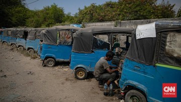 FOTO: Melihat 'Rumah Sakit' Bajaj di Jakarta Pusat