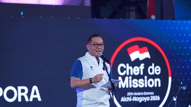 CdM Todotua Pasaribu memastikan atlet Indonesia tetap fokus pada persiapan Asian Games 2026.
