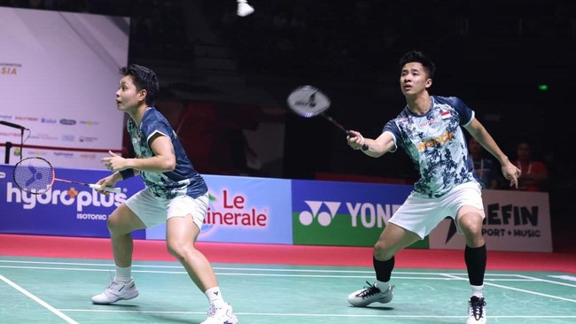 Dejan Ferdinansyah/Apriyani Rahayu saat memenangkan Pontianak International Challenge. (Arsip PBSI)