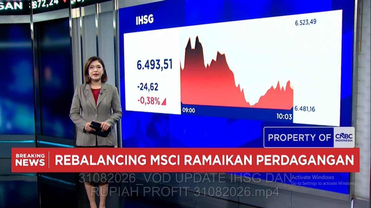 Video: IHSG Gamang Sambut Badai Sentimen-Rupiah Melemah Lawan Dolar AS