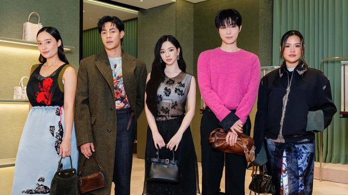 Intip Gaya Karina, Raisa, dan Tatjana Saphira Hadiri Pembukaan Butik Prada di Singapura