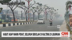 Kabut Asap Makin Pekat, Seluruh Sekolah di Kalteng Diliburkan
