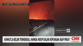 Karhutla Belum Terkendali, Warga Hidup dalam Kepungan Asap Pekat