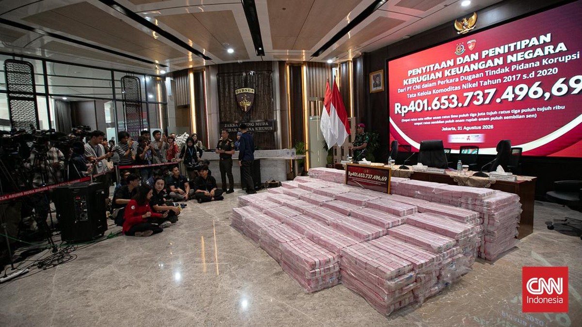 FOTO: Penampakan Rp401 Miliar dari PT CNI di Kasus Korupsi Nikel
