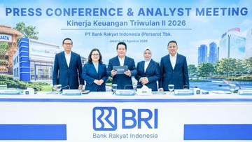 BRI Bukukan Laba Rp31,2 Triliun pada Triwulan II 2026