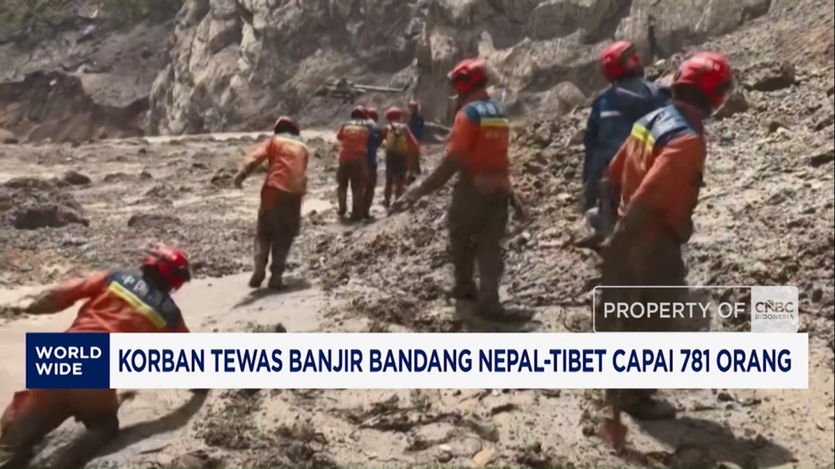 Video: Korban Tewas Banjir Bandang Nepal-Tibet Capai 781 Orang