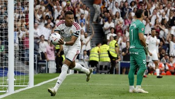 Berita Olahraga Terkini CNN Sport : Hasil Liga Spanyol: Mbappe Cetak Gol, Real Madrid Bantai Malaga 4-0