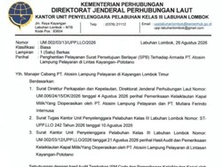 4 Kapal Kayangan-Poto Tano Bermasalah, Pelayaran Dihentikan Sementara