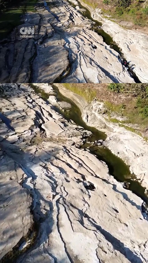 Sungai Bogowonto Kering, Dasarnya Mirip Grand Canyon Versi Mini