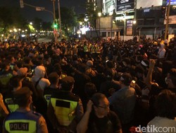 Detik-detik Aksi Damai di Simpang Jenderal Sudirman Jogja Berubah Ricuh