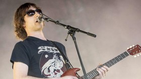 INDIO, CALIFORNIA - APRIL 11: (FOR EDITORIAL USE ONLY) (NOT TO BE LICENSED FOR ANY STANDALONE OR SPECIAL INTEREST BOOK PUBLISHING USE CONCERNING THE COACHELLA MUSIC FESTIVAL AND/OR STAGECOACH MUSIC FESTIVAL) Cameron Winter of GEESE performs at the Go