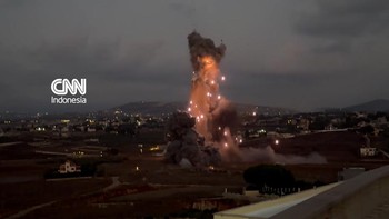 Detik-detik Serangan Israel Guncang Nabatieh, Lebanon