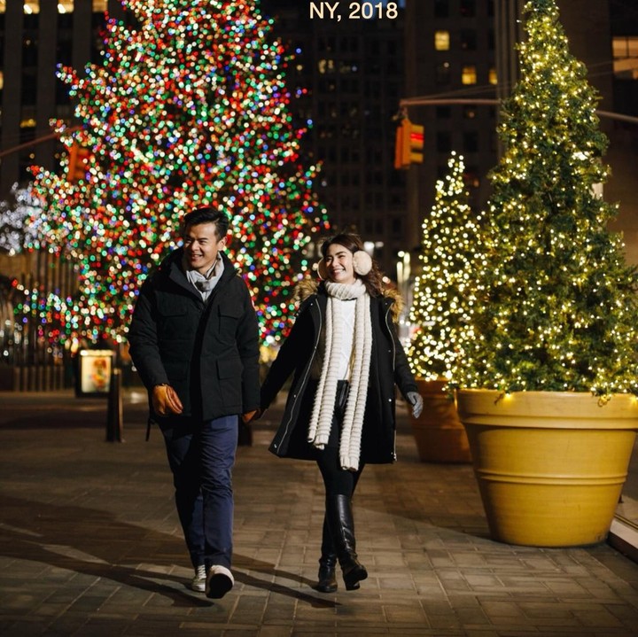 <p>Foto liburan selanjutnya diambil saat Dion dan Fiona menikmati liburan di New York, Amerika Serikat. Pasangan ini tampaknya sedang menikmati kebersamaan setelah setahun menikah. (Foto: Instagram @fionaanthony /@dionwiyoko)</p>