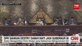 DPR Sahkan Destry Damayanti Jadi Gubernur BI