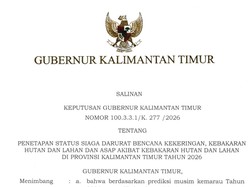 Kaltim Tetapkan Status Siaga Darurat Karhutla-Kekeringan hingga 30 November