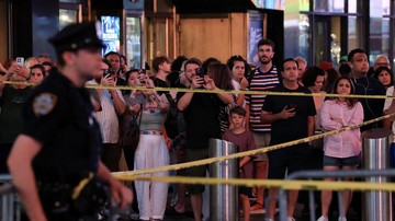 FOTO: TKP Penikaman di Times Square New York AS