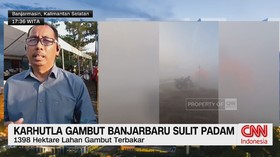 Perkembangan Terkini Penanganan Karhutla Gambut di Banjarbaru