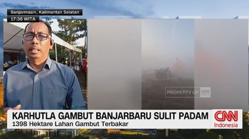 VIDEO: Perkembangan Terkini Penanganan Karhutla Gambut di Banjarbaru
