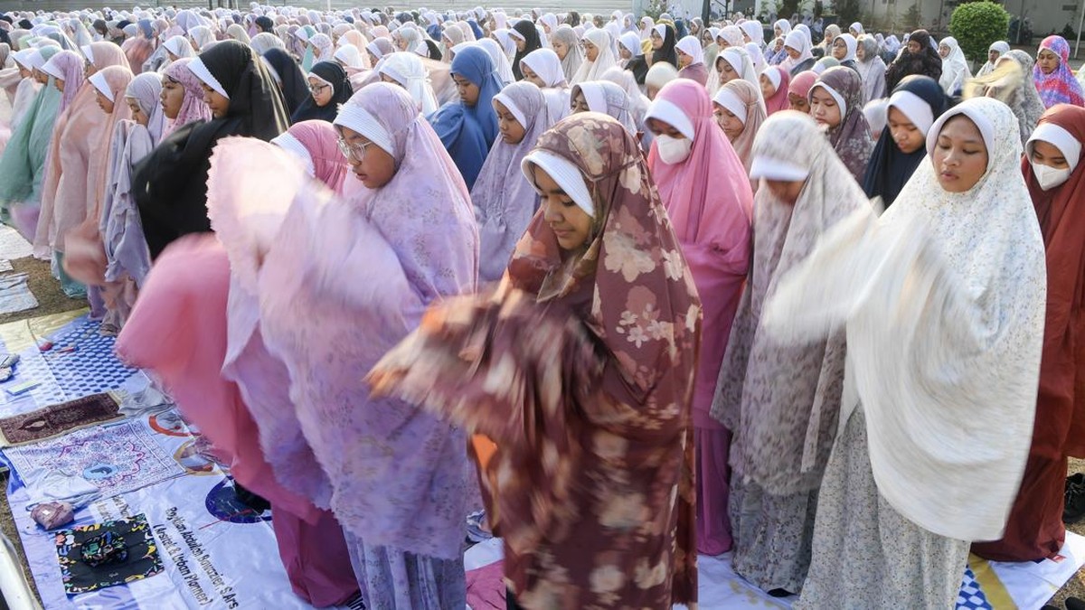 Salat Istisqa di Masjid Agung Al-Azhar Jakarta