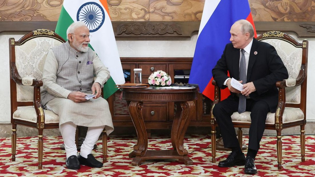 PM India Modi Beri Wejangan untuk Putin di KTT SCO, Begini Katanya