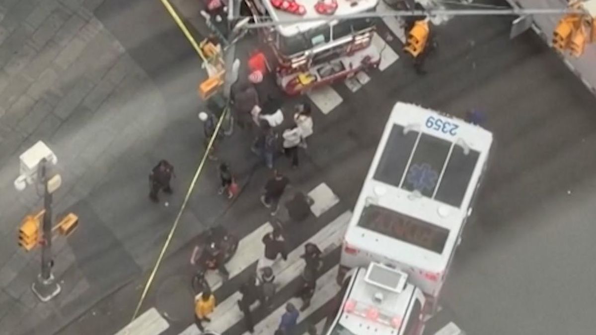 Detik-detik usai Penikaman di Times Square New York AS, 1 Tewas