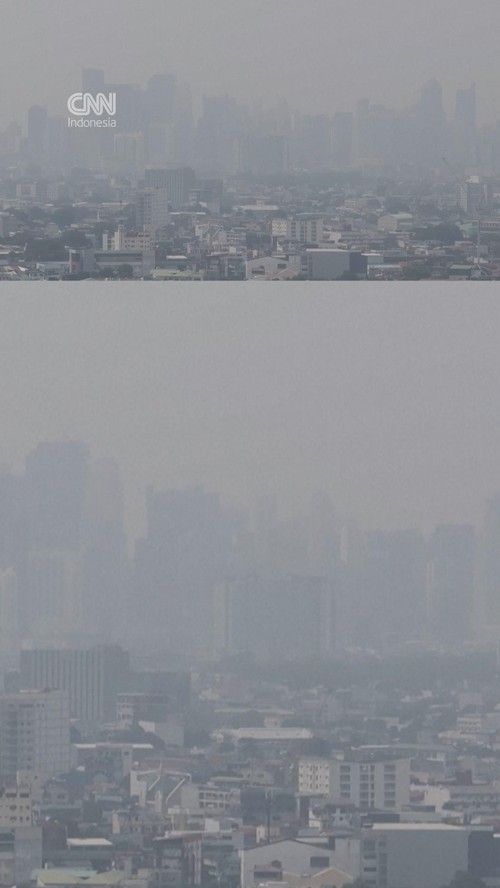 Kabut Asap Karhutla Kalimantan Selimuti Manila, Kualitas Udara Memburuk