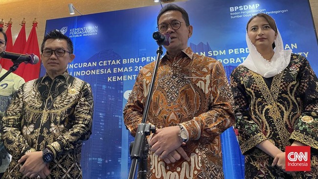 Menteri Perdagangan (Mendag) Budi Santoso saat ditemui di Kementerian Perdagangan, Jakarta Pusat, Rabu (2/9).