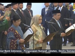Destry Damayanti Resmi Dilantik Jadi Gubernur BI