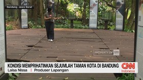 Kondisi Memprihatinkan Sejumlah Taman Kota di Bandung