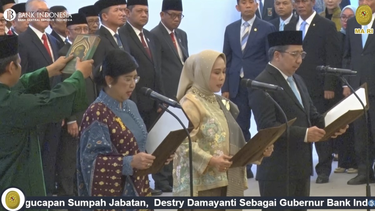 Gubernur BI Destry Resmi Dilantik, Ini Harapan Para Bankir